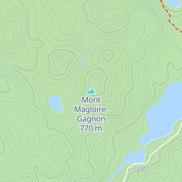 Map of Mont Magloire-Gagnon