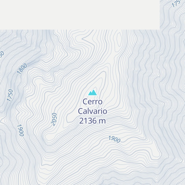 Map of Cerro Calvario