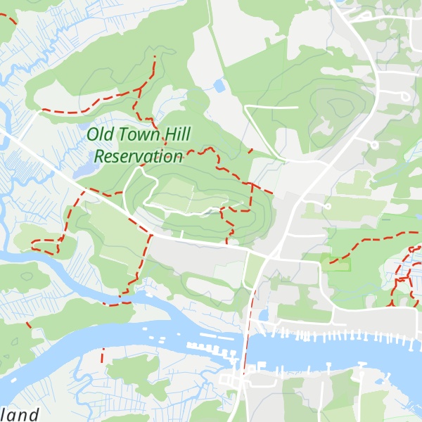 Map of Old Town Hill