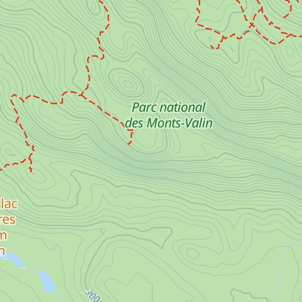 Map of Pic de la Tête de chien