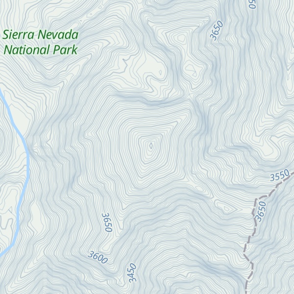 Map of Pico Hoyo Bravo
