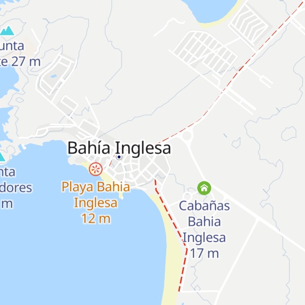 Map of Cabañas Bahía Inglesa