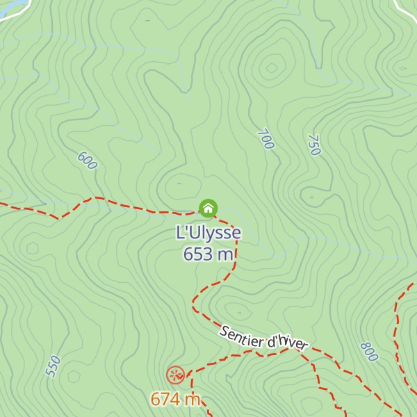 Map of L'Ulysse