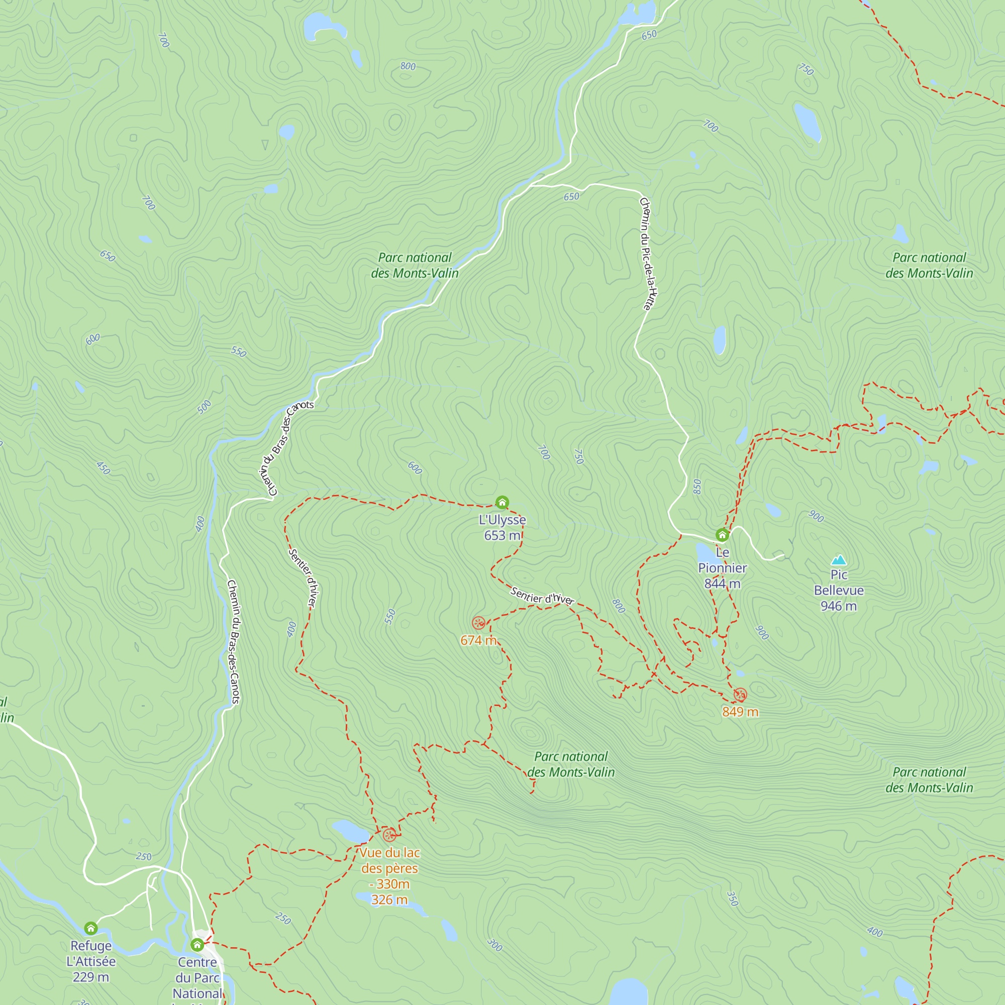 L'Ulysse map