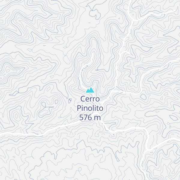 Map of Cerro Pinolito