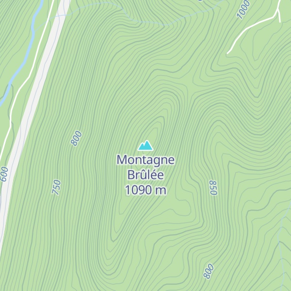 Map of Montagne Brûlée