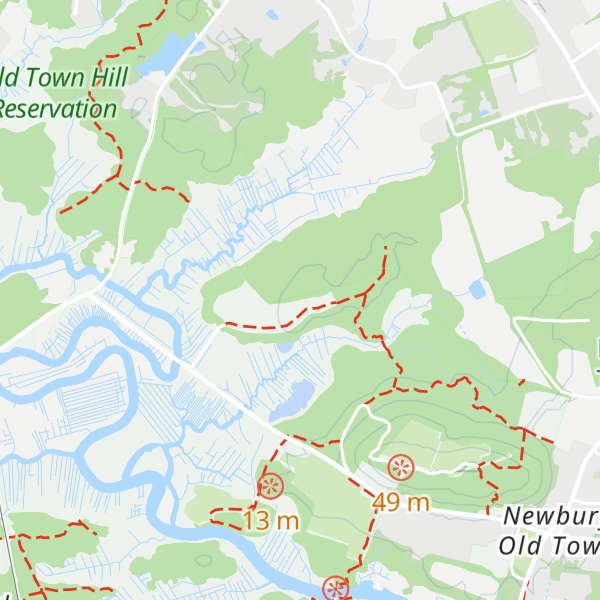 Map of Adams Place Hill