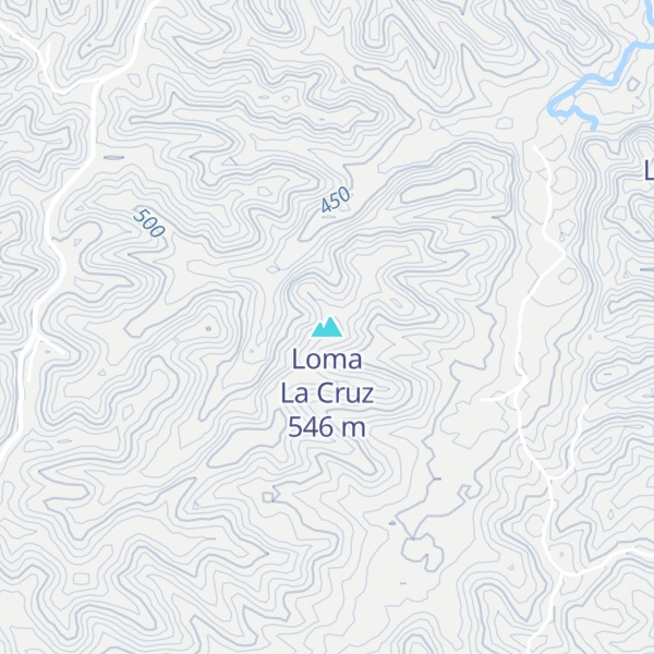 Map of Loma La Cruz