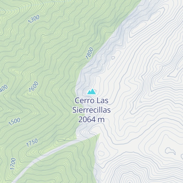 Map of Cerro Las Sierrecillas