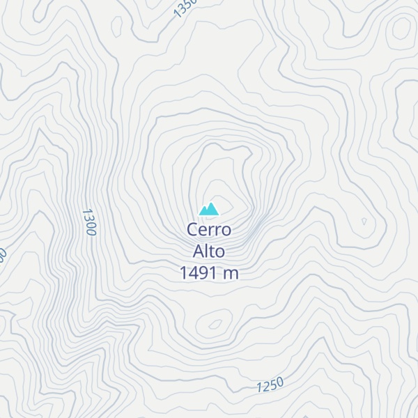 Map of Cerro Alto