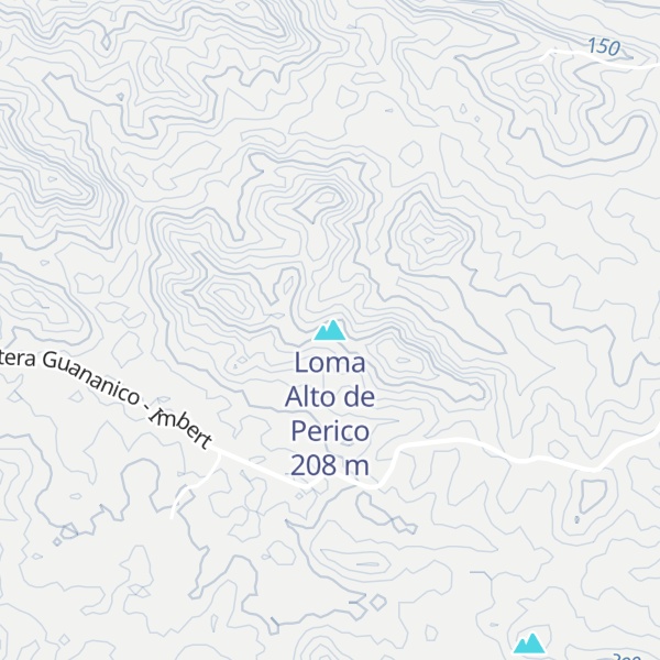 Map of Loma Alto de Perico