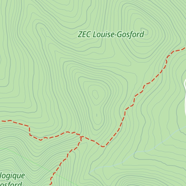 Map of Mont Gosford Nord