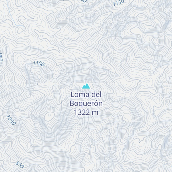 Map of Loma del Boquerón