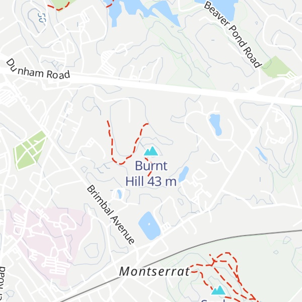 Map of Burnt Hill