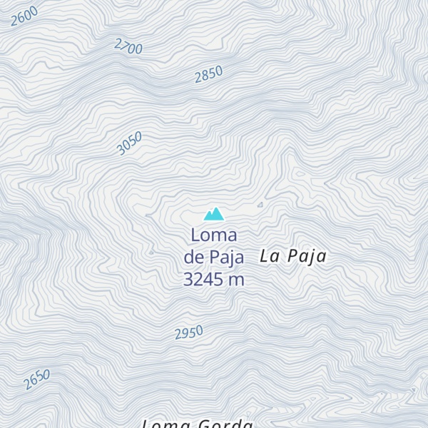 Map of Loma de Paja