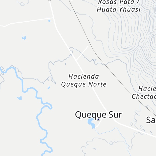 Map of Ecolodge camping hostel Queque norte
