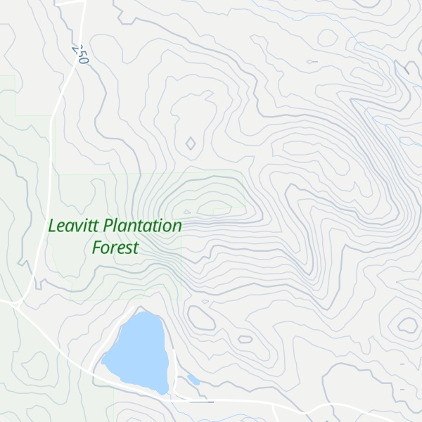 Map of Randall Mountain