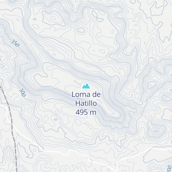 Map of Loma de Hatillo