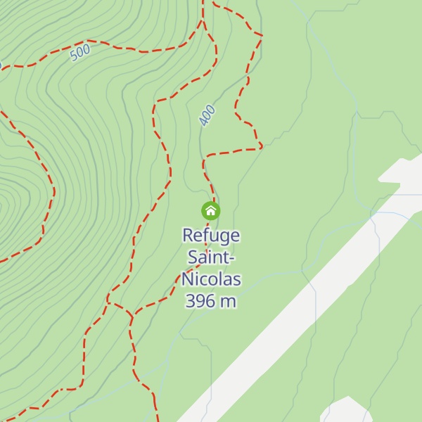 Map of Refuge Saint-Nicolas