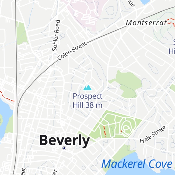 Map of Prospect Hill
