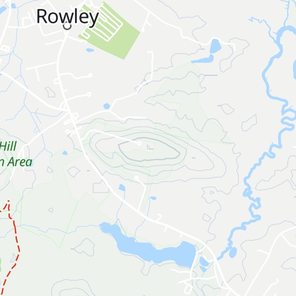 Map of Jewett Hill