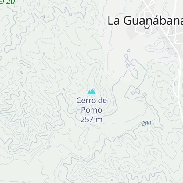 Map of Cerro de Pomo