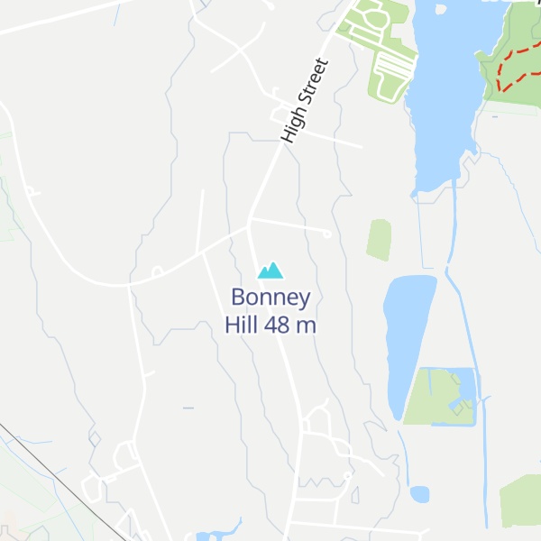 Map of Bonney Hill