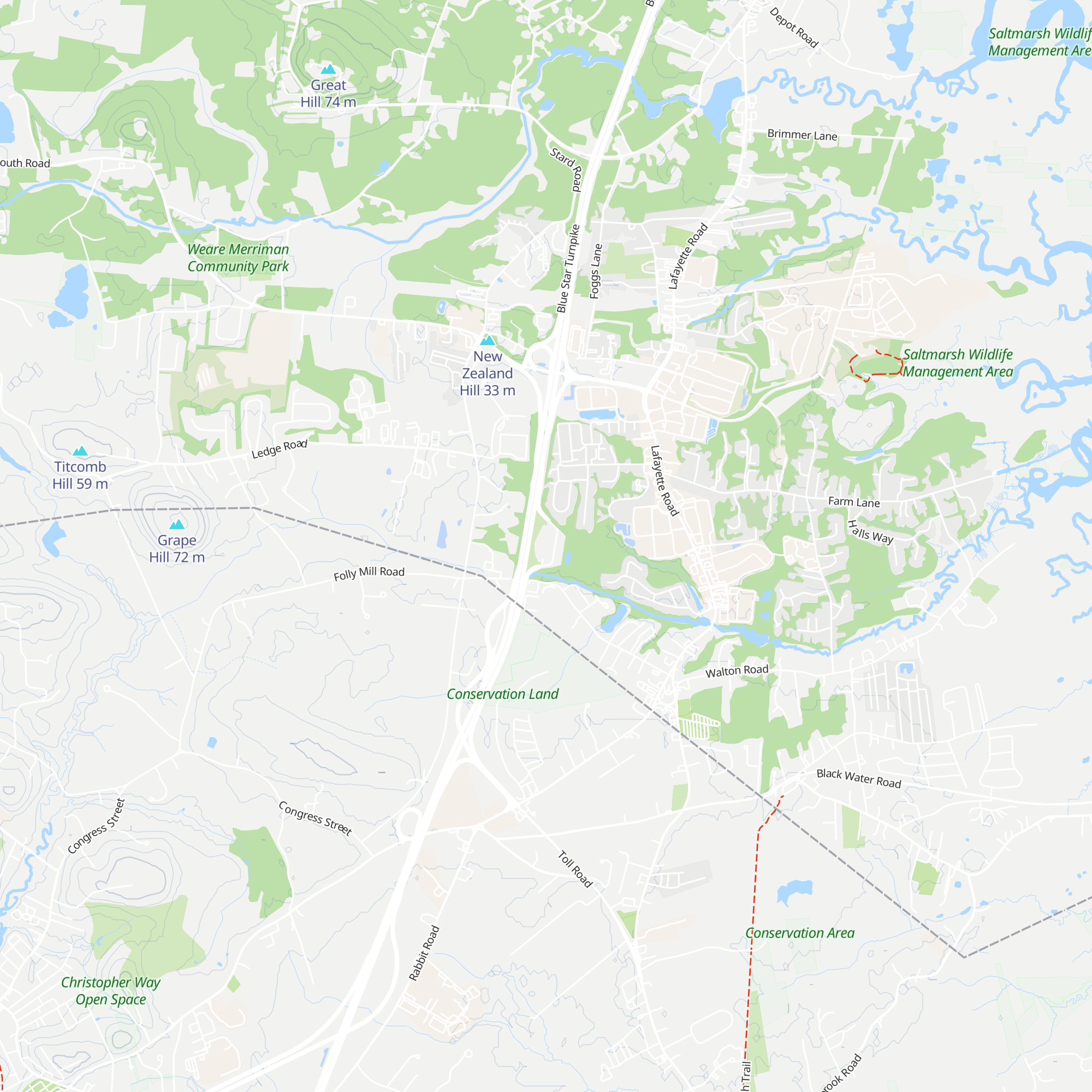 Seabrook Rest Area Welcome Center map