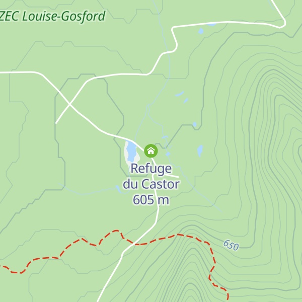 Map of Refuge du Castor