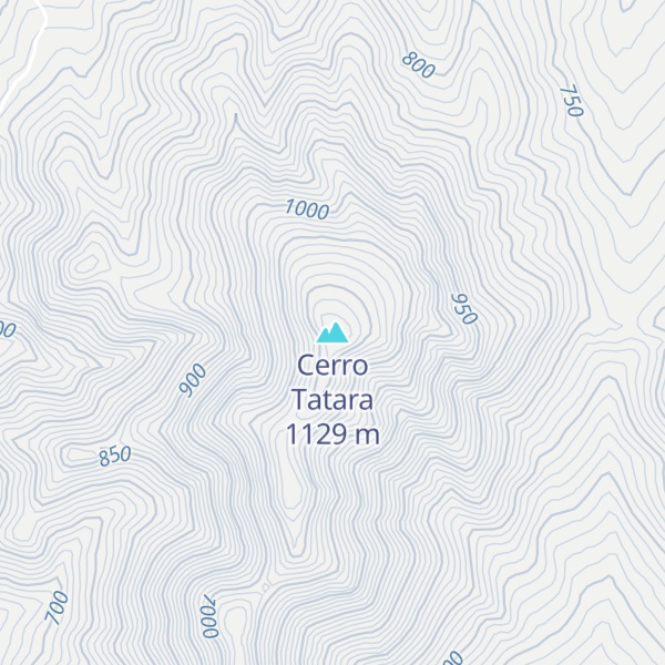 Map of Cerro Tatara