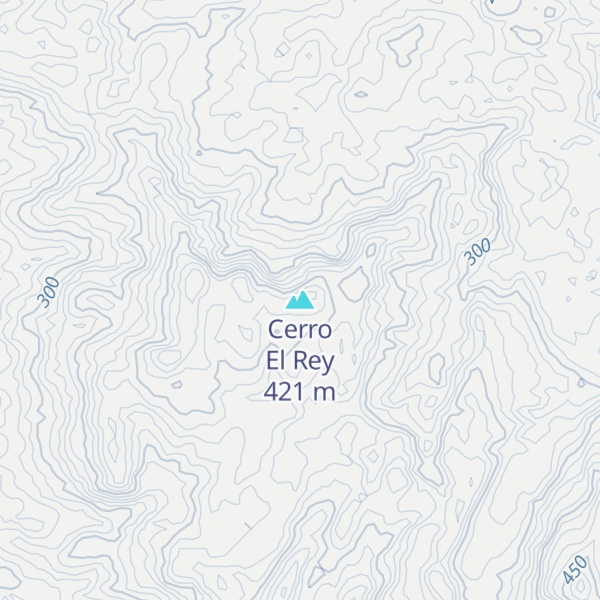Map of Cerro El Rey