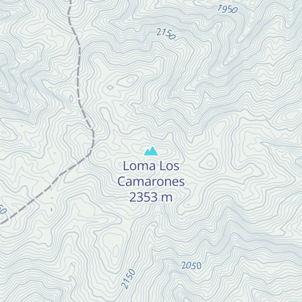 Map of Loma Los Camarones