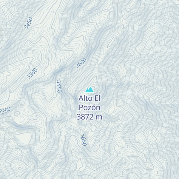 Map of Alto El Pozón