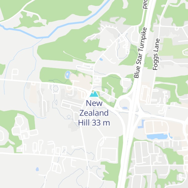 Map of New Zealand Hill