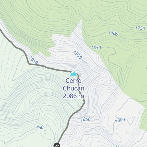 Map of Cerro Chucán