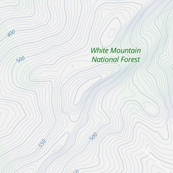 Map of Pickett Henry Mountain