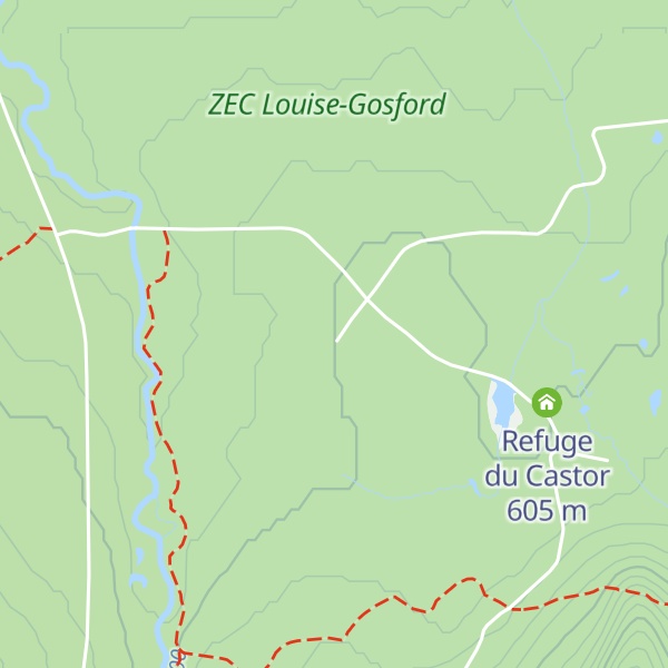 Map of Refuge Arnord I & II