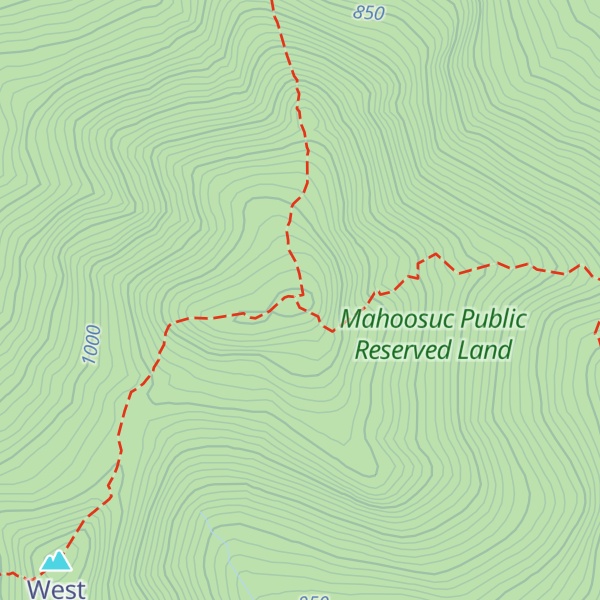 Map of East Peak