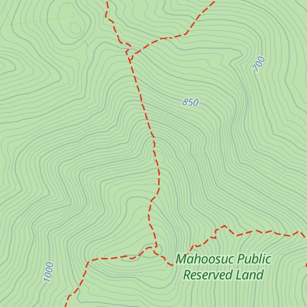 Map of Little Baldpate Mountain