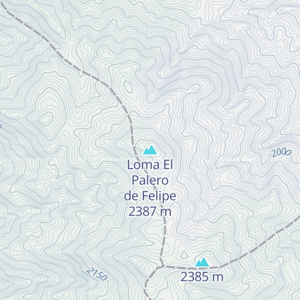 Map of Loma El Palero de Felipe