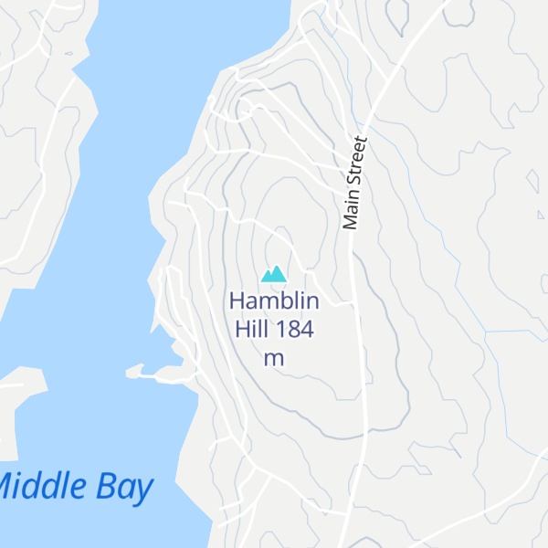 Map of Hamblin Hill