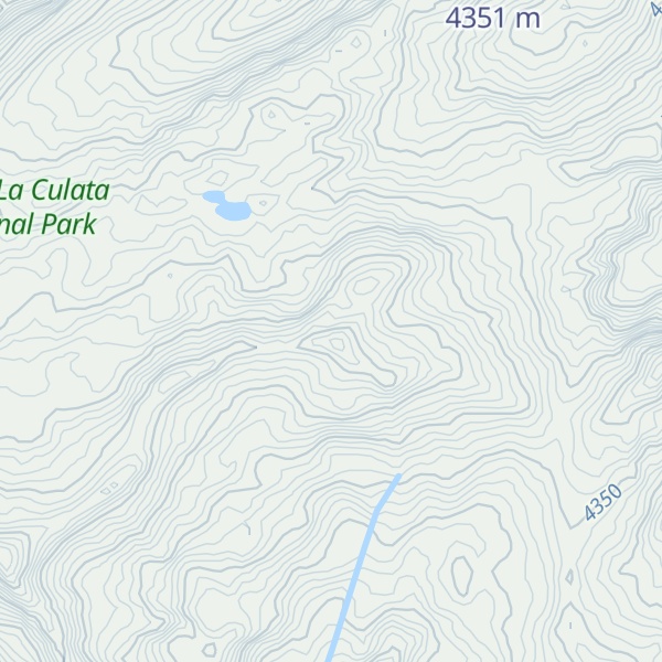 Map of Topo Los Buitres