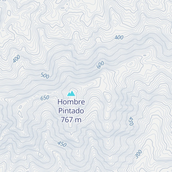 Map of Cerro Lejía