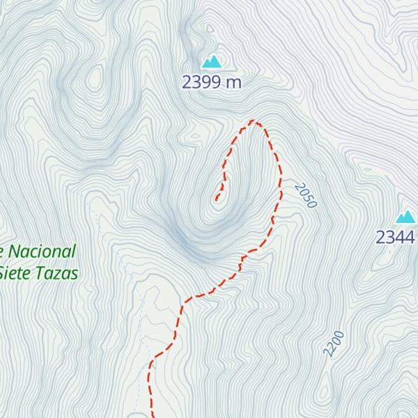 Map of Colmilo del Diablo