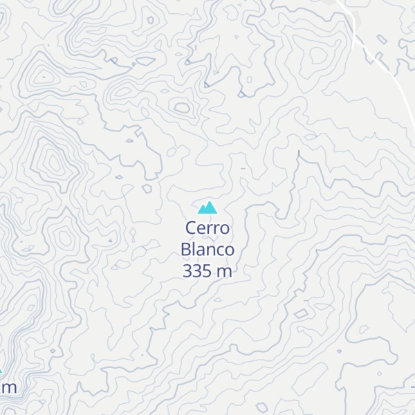 Map of Cerro Blanco