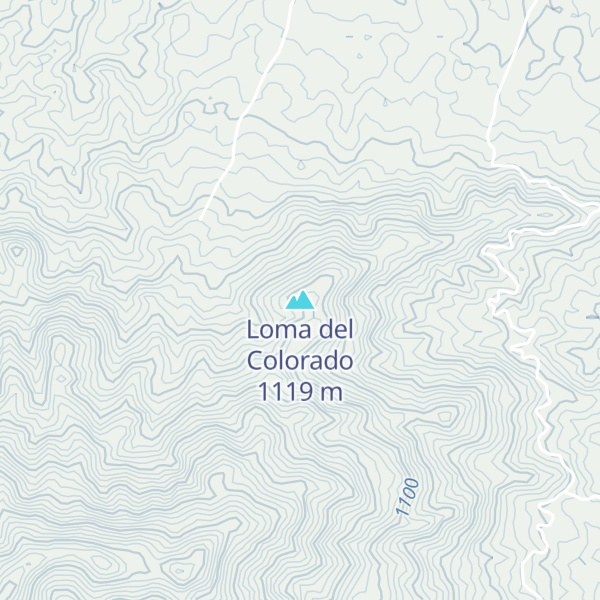 Map of Loma del Colorado