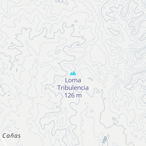 Map of Loma Tribulencia
