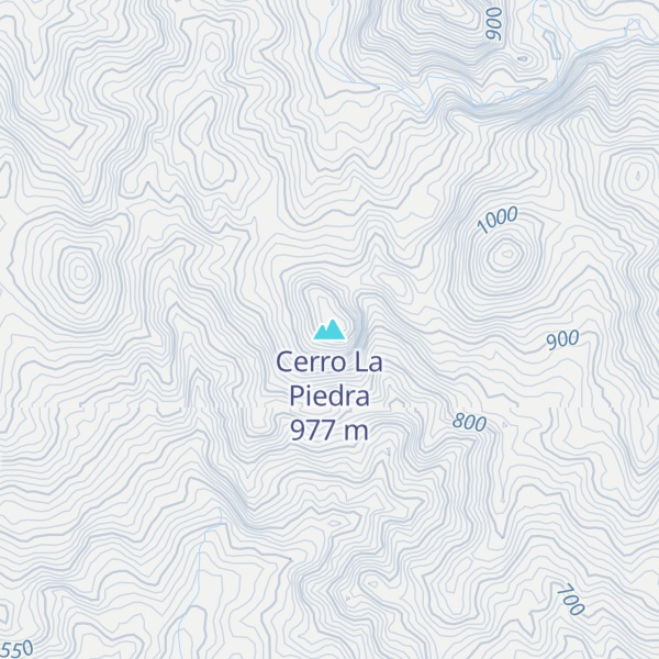 Map of Cerro La Piedra