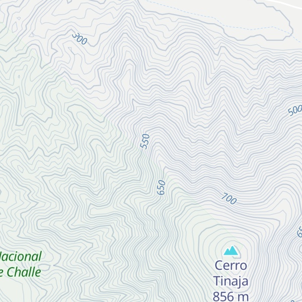 Map of Cerro Chorrillos