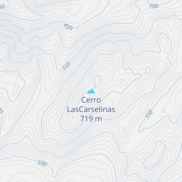 Map of Cerro LasCarselinas